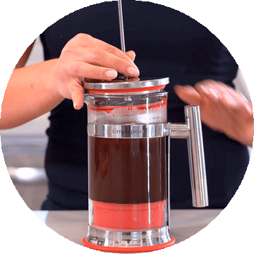 Simpli Press 34-Ounce French Press Coffee Maker, Red - 20819505